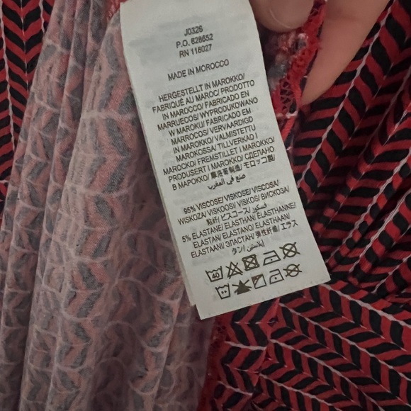 Boden Amelie dress navy and red 6R - Picture 4 of 4